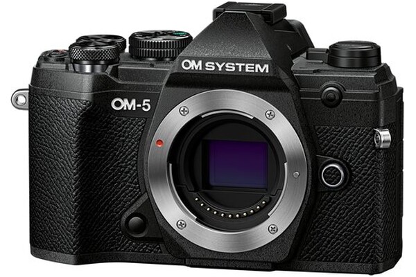 Aparat bezlusterkowy Olympus OM-5 - czarny