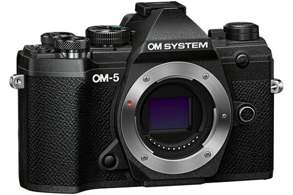 Aparat bezlusterkowy Olympus OM-5 - czarny