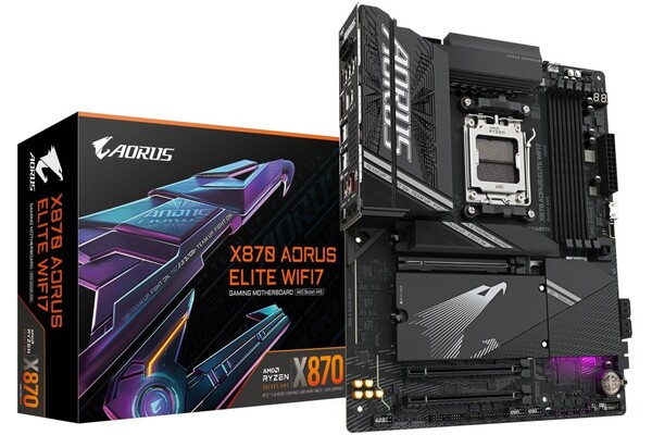 Płyta główna GIGABYTE X870 Aorus Elite WiFi Socket AM5 AMD X870 DDR5 ATX