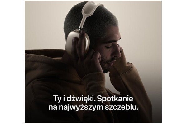 Słuchawki Apple AirPods Max Nauszne Bezprzewodowe złoty