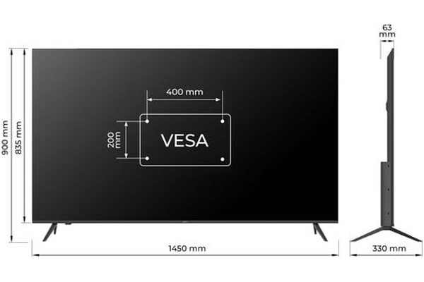 Telewizor KIVI 65U760QB 65" 4K Ultra HD