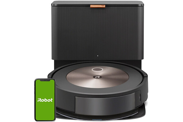 Odkurzacz iRobot J5+ Roomba robot sprzątający z pojemnikiem czarny
