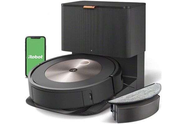 Odkurzacz iRobot J5+ Roomba robot sprzątający z pojemnikiem czarny