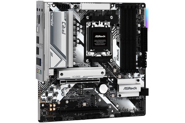Płyta główna ASrock B650M Pro RS Socket AM5 AMD B650 DDR5 miniATX
