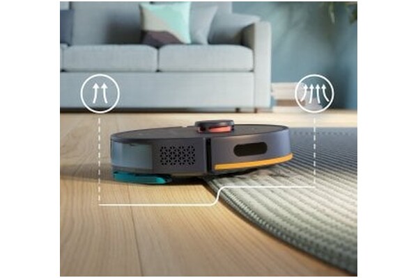 Odkurzacz Philips XU200010 robot sprzątający z pojemnikiem czarny