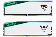 Pamięć RAM Patriot Viper Elite 5 White RGB 64GB DDR5 6200MHz Z radiatorem 1.35V 42CL