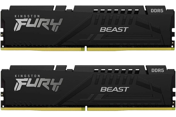 Pamięć RAM Kingston Fury Black Beast 16GB DDR5 5600MHz Z radiatorem 1.25V 36CL