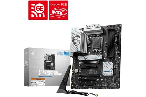 Płyta główna MSI B760 Gaming Plus WiFi Socket 1700 Intel B760 DDR4 ATX