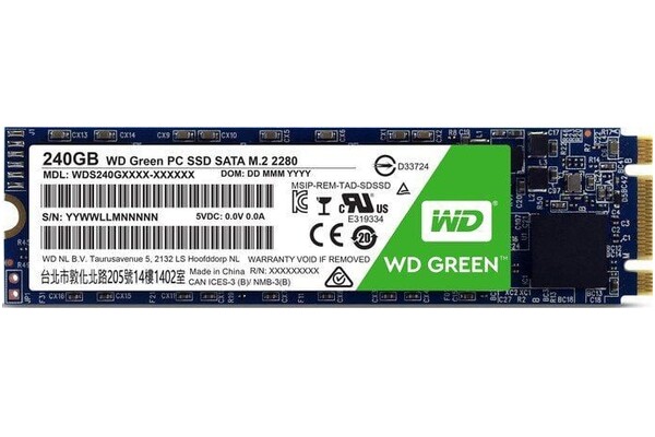 Dysk wewnętrzny WD WDS240G1G0B Green SSD M.2 NVMe 240GB