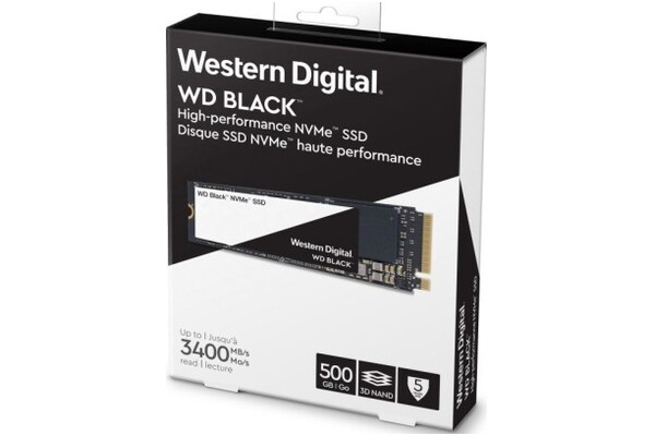 Dysk wewnętrzny WD WDS500G2X0C Black SSD M.2 NVMe 500GB