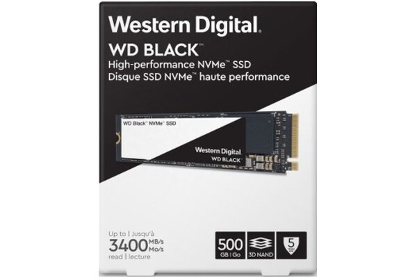 Dysk wewnętrzny WD WDS500G2X0C Black SSD M.2 NVMe 500GB