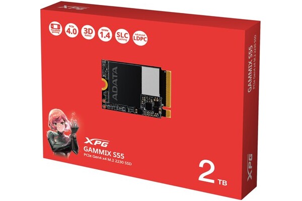 Dysk wewnętrzny Adata S55 XPG Gammix SSD M.2 NVMe 2TB