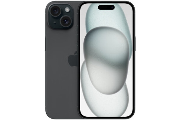Smartfon Apple iPhone 15 czarny 6.1" 128GB
