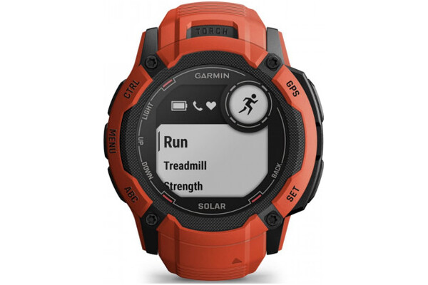 Smartwatch Garmin Instinct 2X Solar czerwony