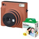 Aparat natychmiastowy Fujifilm Instax Square SQ1 pomarańczowy + wkłady 10