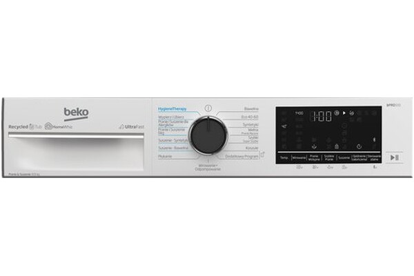 Pralko-suszarka Beko B5T68243WDC SteamCure 1400obr./min