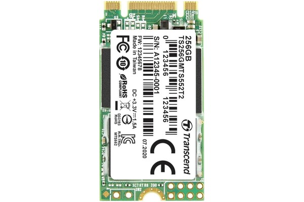 Dysk wewnętrzny Transcend TS256GMTS552T2 MTS552T SSD M.2 NVMe 256GB