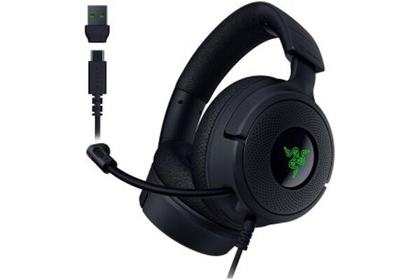 Słuchawki Razer Kraken X V4 Nauszne Przewodowe czarny