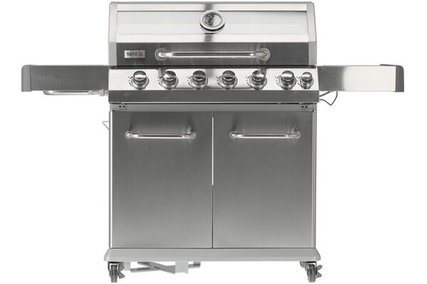 Grill gazowy YATO YG20016 palniki 6+1szt moc 20.2kW