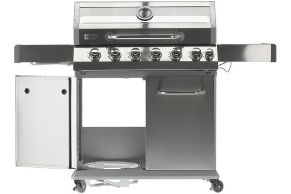Grill gazowy YATO YG20016 palniki 6+1szt moc 20.2kW