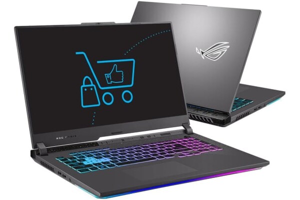 Laptop ASUS ROG Strix G17 17.3" AMD Ryzen 9 7845HX NVIDIA GeForce RTX 4060 32GB 512GB SSD M.2