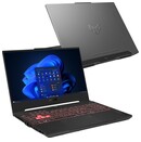 Laptop ASUS TUF Gaming A15 15.6" AMD Ryzen 5 7535HS NVIDIA GeForce RTX 4060 16GB 512GB SSD Windows 11 Home szary