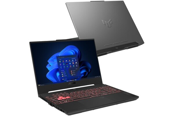 Laptop ASUS TUF Gaming A15 15.6" AMD Ryzen 5 7535HS NVIDIA GeForce RTX 4060 16GB 512GB SSD Windows 11 Home szary