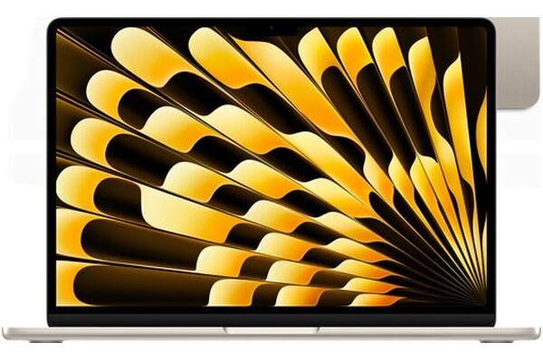 Laptop Apple MacBook Air 13.6" Apple M3 M3 (10 rdz.) 16GB 512GB SSD macOS Sonoma księżycowa poświata