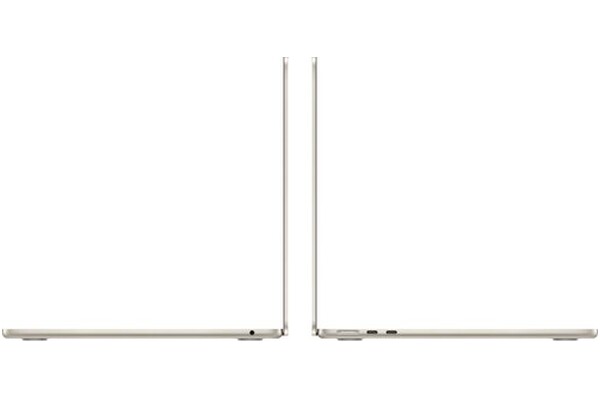 Laptop Apple MacBook Air 13.6" Apple M3 M3 (10 rdz.) 16GB 512GB SSD macOS Sonoma księżycowa poświata