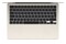 Laptop Apple MacBook Air 13.6" Apple M3 M3 (10 rdz.) 16GB 512GB SSD macOS Sonoma księżycowa poświata