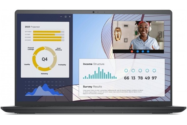 Laptop DELL Vostro 3535 15.6" AMD Ryzen 3 AMD Radeon RX Vega 6 8GB 256GB SSD M.2 Windows 11 Professional