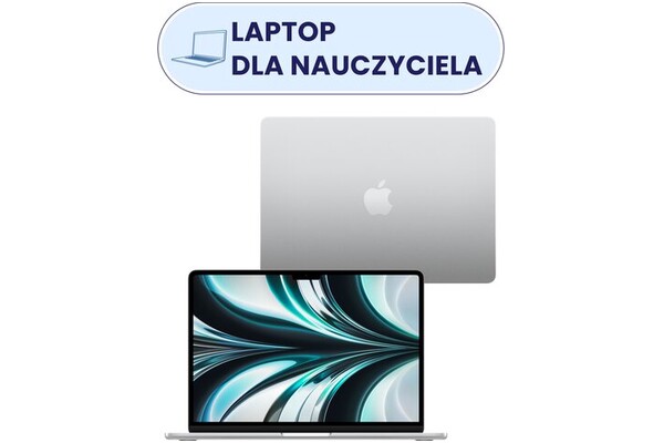 Laptop Apple MacBook Air 13.6" Apple M2 M2 (10 rdz.) 8GB 512GB SSD macos monterey srebrny