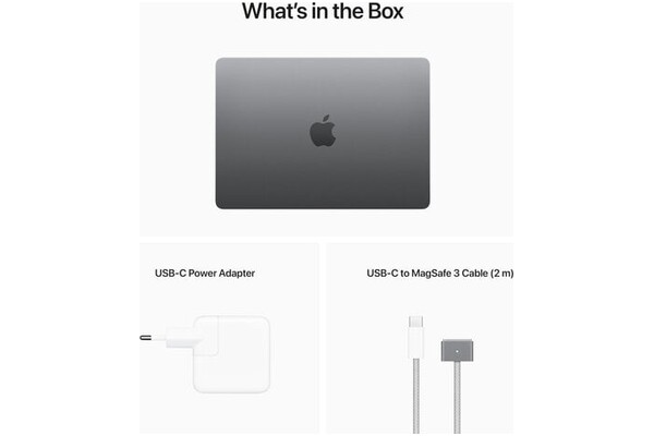 Laptop Apple MacBook Air 13.6" Apple M2 M2 (8 rdz.) 8GB 256GB SSD macos monterey gwiezdna szarość