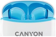 Słuchawki Canyon TWS5 Dokanałowe Bezprzewodowe niebieski