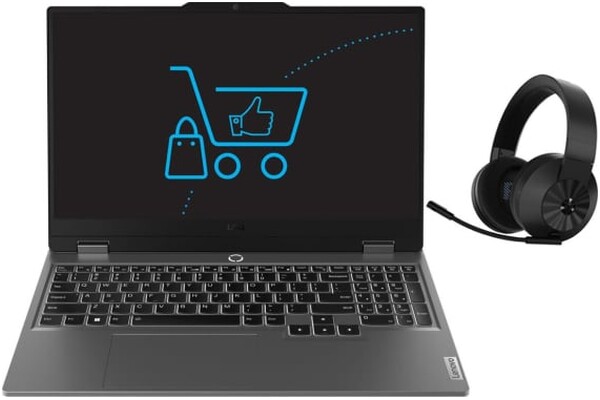 Laptop Lenovo LOQ 15 15.6" AMD Ryzen 7 NVIDIA GeForce RTX 4060 16GB 512GB SSD M.2