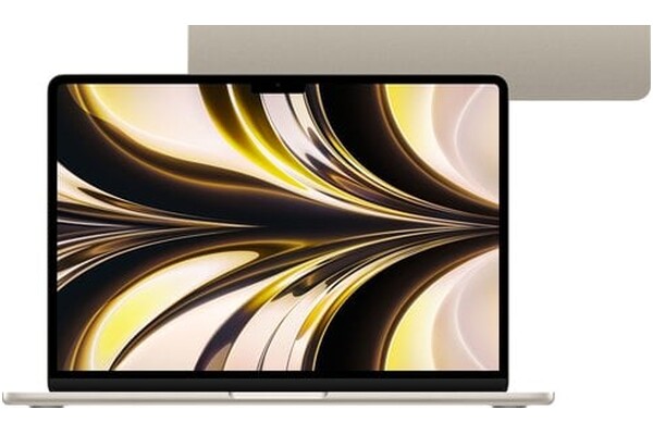 Laptop Apple MacBook Air 13.6" Apple M2 M2 (10 rdz.) 8GB 512GB SSD macos monterey księżycowa poświata