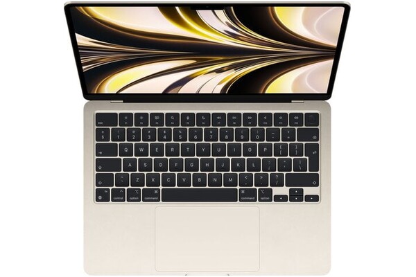 Laptop Apple MacBook Air 13.6" Apple M2 M2 (10 rdz.) 8GB 512GB SSD macos monterey księżycowa poświata