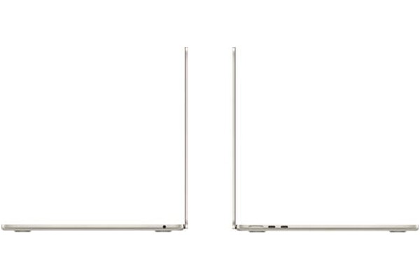 Laptop Apple MacBook Air 13.6" Apple M2 M2 (10 rdz.) 8GB 512GB SSD macos monterey księżycowa poświata