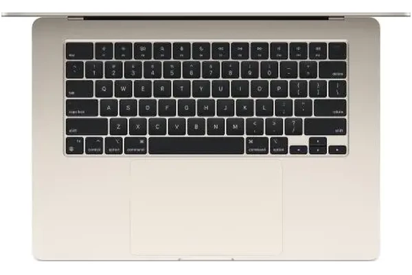 Laptop Apple MacBook Air 15.3" Apple M2 M2 (10 rdz.) 8GB 512GB SSD macOS Ventura księżycowa poświata
