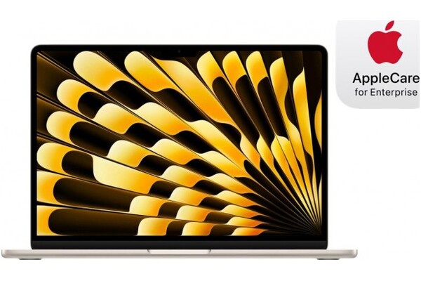 Laptop Apple MacBook Air 13.6" Apple M3 M3 (10 rdz.) 16GB 256GB SSD macOS księżycowa poświata