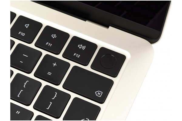 Laptop Apple MacBook Air 13.6" Apple M2 M2 (8 rdz.) 16GB 256GB SSD macOS księżycowa poświata