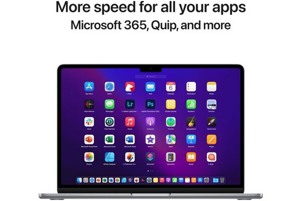 Laptop Apple MacBook Air 13.6" Apple M2 M2 (8 rdz.) 16GB 256GB SSD macOS gwiezdna szarość