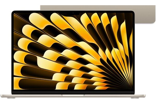 Laptop Apple MacBook Air 15.3" Apple M2 M2 (10 rdz.) 8GB 256GB SSD macOS Ventura księżycowa poświata