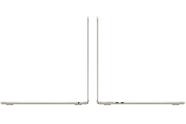 Laptop Apple MacBook Air 15.3" Apple M2 M2 (10 rdz.) 8GB 256GB SSD macOS Ventura księżycowa poświata