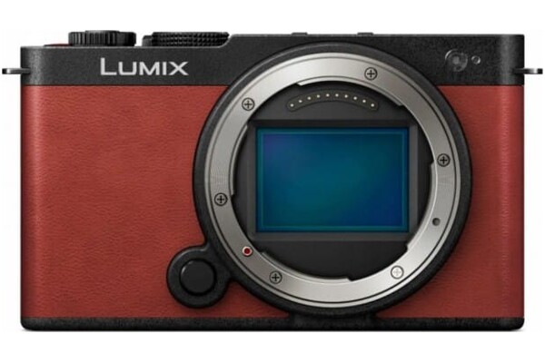 Aparat bezlusterkowy Panasonic S9 - czerwony