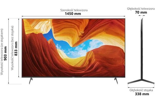 Telewizor Sony KE65XH9096BAEP 65" 4K Ultra HD