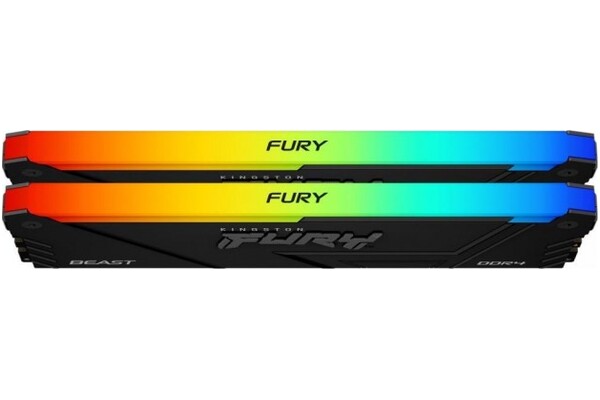 Pamięć RAM Kingston Fury Beast RGB KF432C16BB2AK232 32GB DDR4 3200MHz Z radiatorem 16CL