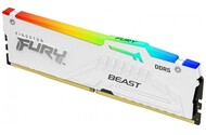 Pamięć RAM Kingston Fury White Beast RGB 32GB DDR5 6000MHz Z radiatorem 1.35V 36CL