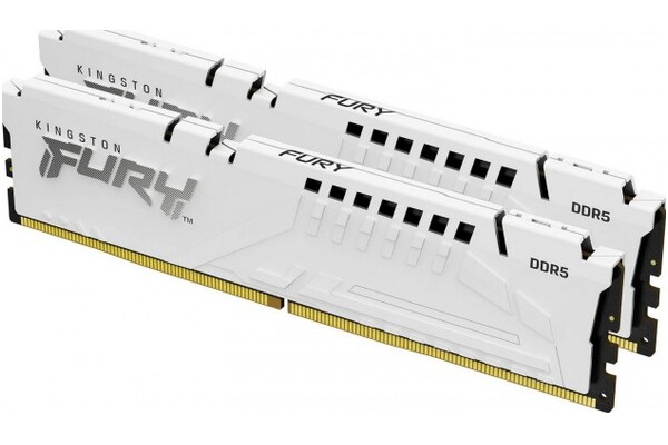 Pamięć RAM Kingston Fury White Beast 32GB DDR5 6000MHz Z radiatorem 1.35V 36CL