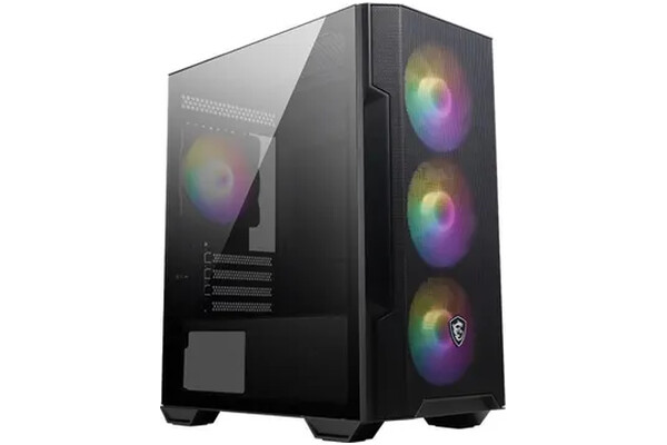 Obudowa PC MSI M100R MAG Forge M100R Midi Tower Czarno-przezroczysty